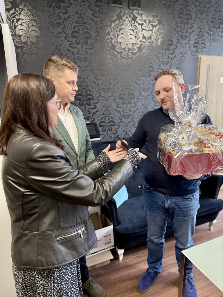 Podziękowania dla Burmistrza Zelowa